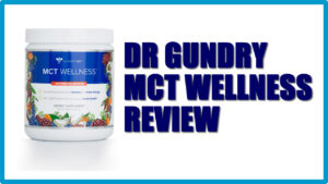 Image of Gundry MCT Wellness product with a review addressing reviews, hoax concerns, and scam claims